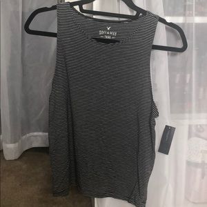 American Eagle Soft & Sexy High Neck Tank Top
